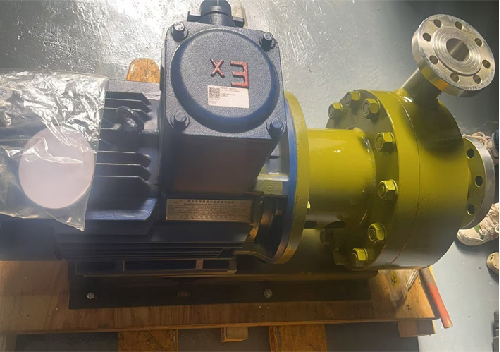 -上海巧旭為客戶定制超臨界CQBG80-50-250高壓磁力泵成功下線